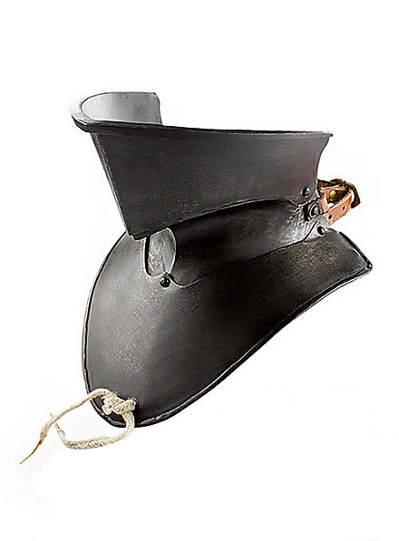 Collar De Armadura Con Babera - Fredegar, Ennegrecido