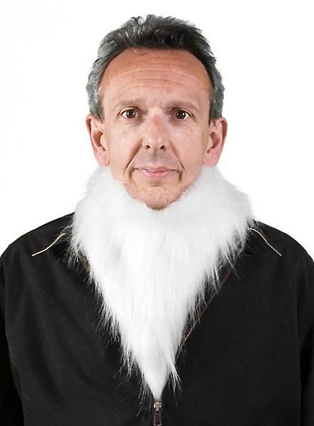 Collare di pelliccia bianca