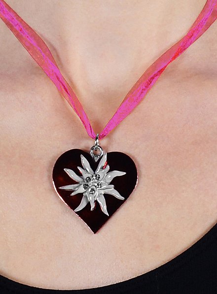 Collier Edelweiss rose