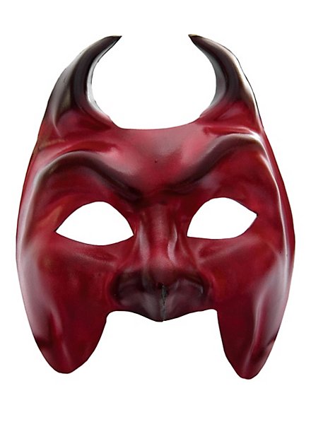 Colombina Diavolo Venetian Leather Mask