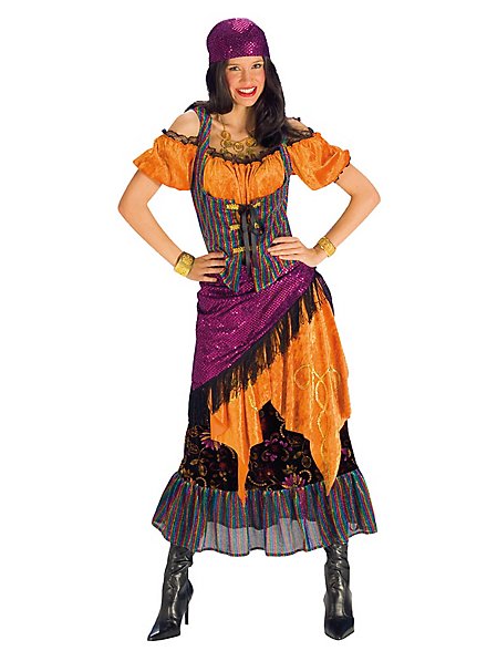 Colourful fortune teller costume 