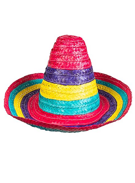 Colourful sombrero for kids - maskworld.com