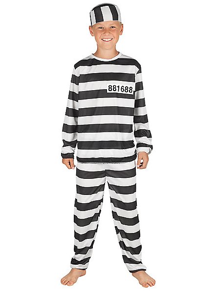 Convict costume for children