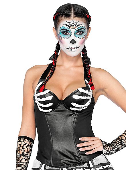 Corpetto con mani d'osso