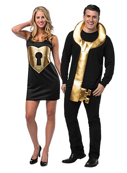 Costume da coppia serratura e chiave