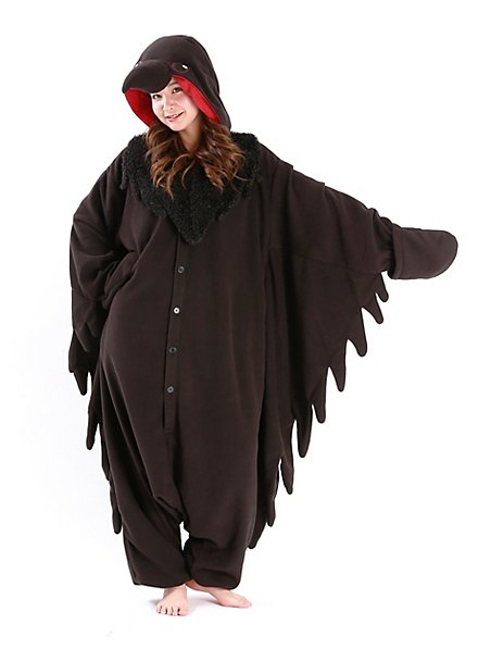 Costume da corvo kigurumi