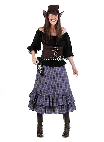 Costume da cowgirl viola