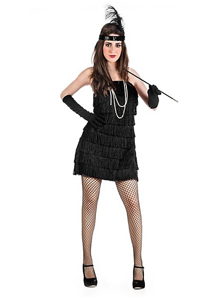 Costume da Flapper nero