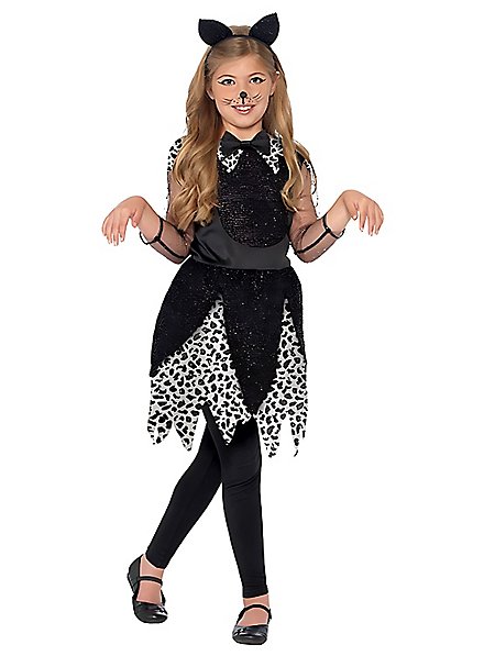 Costume Da Gatto Con Cappello Per Bambini, Completo Di Guanti E Cappello A Strisce Per Carnevale E Halloween