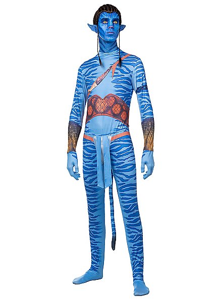 Costume da guerriero tribale blu per uomo