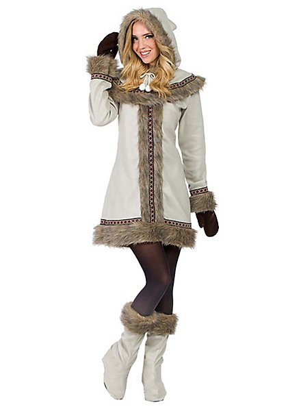 Costume da inuit del Circolo Polare Artico per donna
