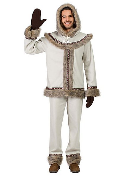 Costume da inuit del Circolo Polare Artico per uomo