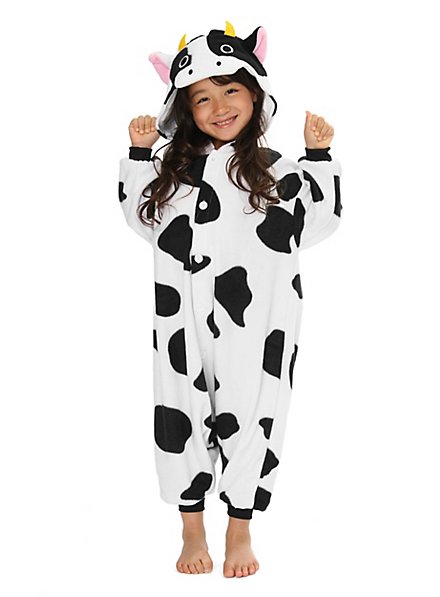 Boland - Costume Da Mucca Per Adulto, Tuta Con Cappuccio In Peluche, Fantasia Animali, Zip Frontale, Fattoria, Contadino, Carnevale, Festa In Maschera - Foto 3