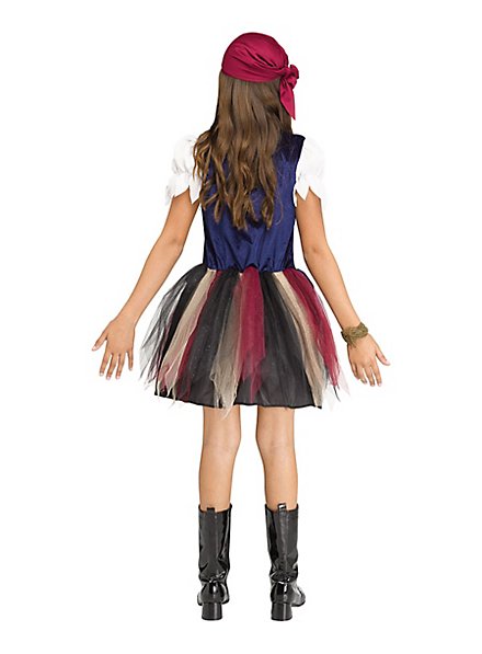 Berich Costume Da Pirata Per Bambine – Vestito Con Tulle, Accessori E Spada, Taglie 2-10 Anni