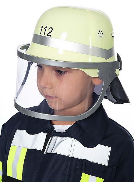 Costume Pompiere Bambino 9 Pezzi, Vestito Da Vigile Del Fuoco Con Accessori, Gioco Di Ruolo Per Bambini 3-9 Anni