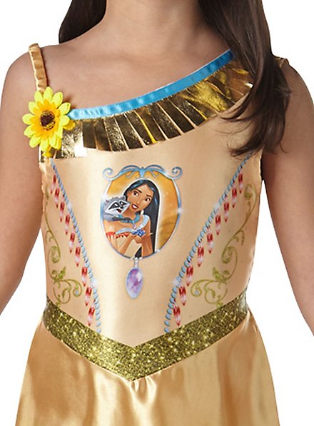 Principessa Vestito Pocahontas Disney Bambina Costume Da