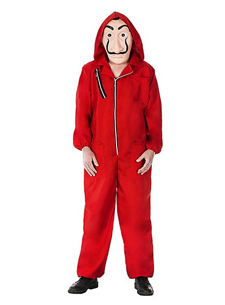 Set Costume Da Rapinatore 5 Pezzi – Maschera, Guanti, Cappello, Borsa Con Dollari E Passamontagna Per Carnevale E Halloween