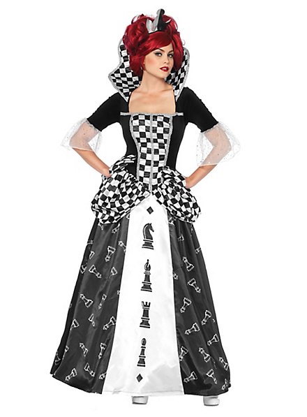 Costume da regina degli scacchi del paese delle meraviglie