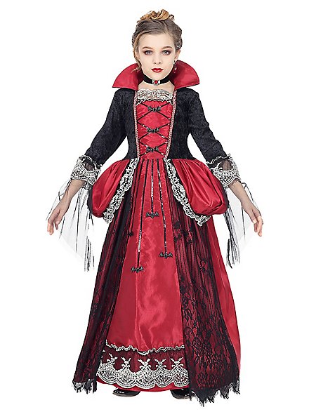 Trucco Halloween Bambina Costume Bambina Vampiro Contessa Vestito