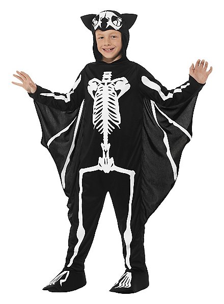 Costume da scheletro di pipistrello per bambini