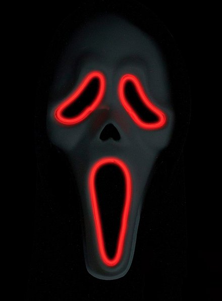 Costume Halloween Scream Per Bambini Con Maschera Ghostface, Coltello Finto E Guanti – Taglia 130-165 Cm