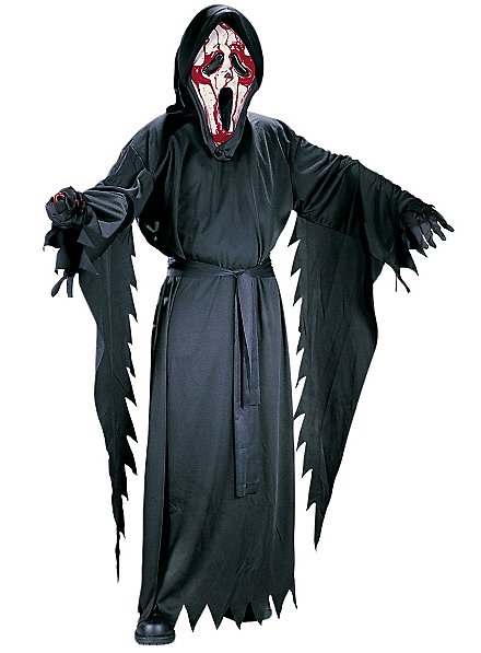 Costume Scream Ghostface Per Bambini - Set Completo Con Maschera, Veste