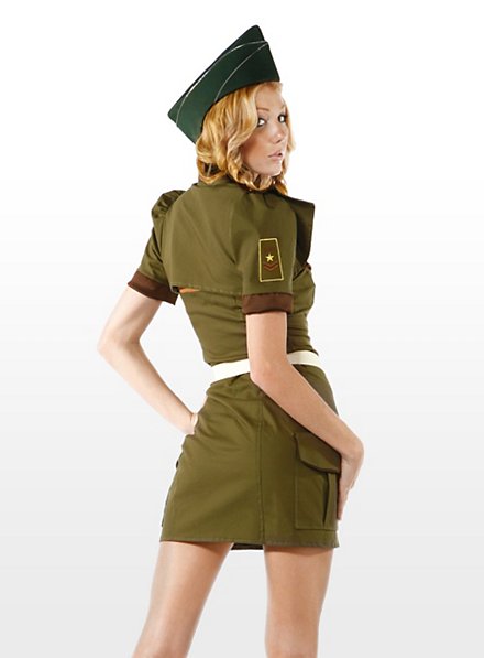 Kit costume da sergente pop, accessorio Rockstar anni '60, parrucca corta, occhiali con montatura a cerchio e baffi, nero