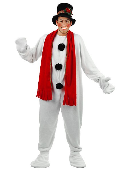 Costume Vestito Di Carnevale Pupazzo Di Neve Per Bambino Bambina Da 3 A - Foto 3