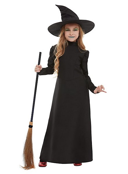 Costume Da Stretta Per Bambini – Set 3 Pezzi: Cappello, Gonna In Tulle E Scopa Magica, Per Halloween, Carnevale E Giochi Di Ruolo