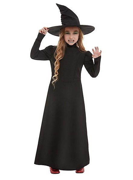 Costume Da Stretta Per Bambini – Set 3 Pezzi: Cappello, Gonna In Tulle E Scopa Magica, Per Halloween, Carnevale E Giochi Di Ruolo