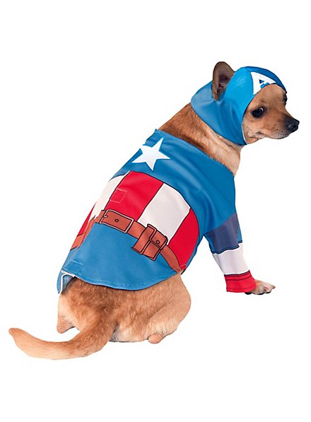 Costume de chien de Captain America