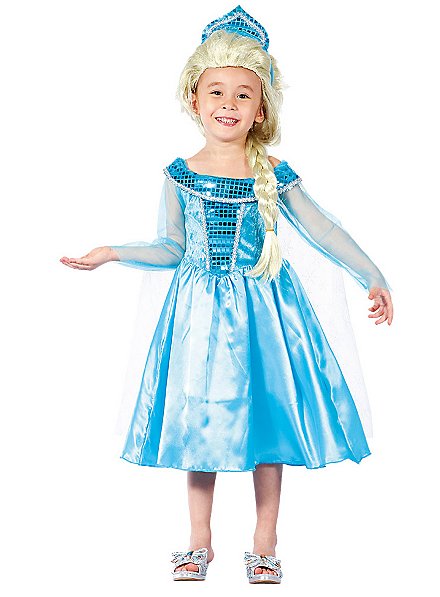 Costume princesse neige 10 - 12 ans - Déguisement enfant fille - v59386