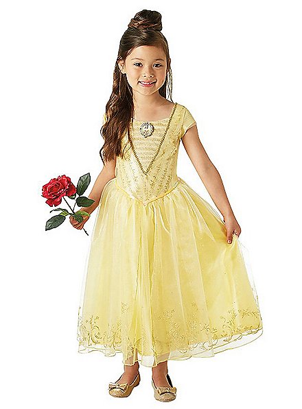 Vestito Belle Disney Bambina Costume Classico Da Principessa Belle