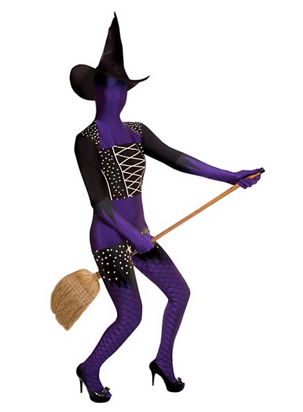 Costume intero da strega viola Morphsuit
