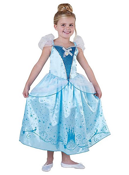 Disney Officiel Classic Robe Cendrillon Fille, Deguisement Cendrillon Fille  Costume Déguisement de Princesse, Robe de Princesse Enfant Carnaval Mardi