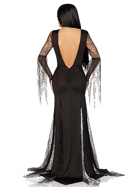 Costume Da Morticia Addams Dress Costume Morticia E Gomez Gomez Abito  Morticia SMIFFYS