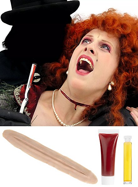 Coupure de gorge Application en latex