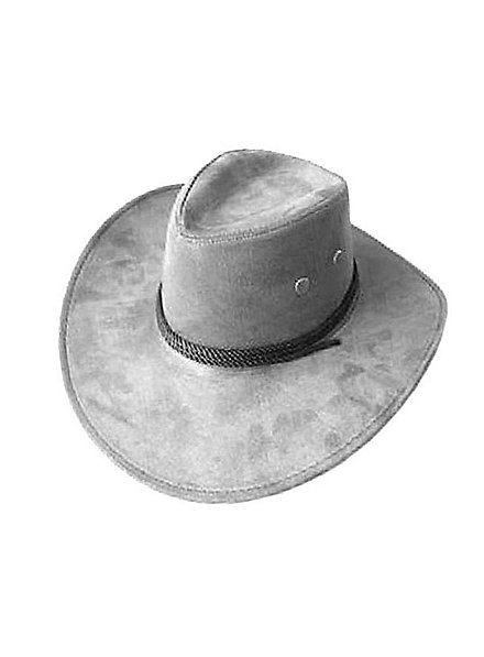 Cowboy Hat grey - maskworld.com