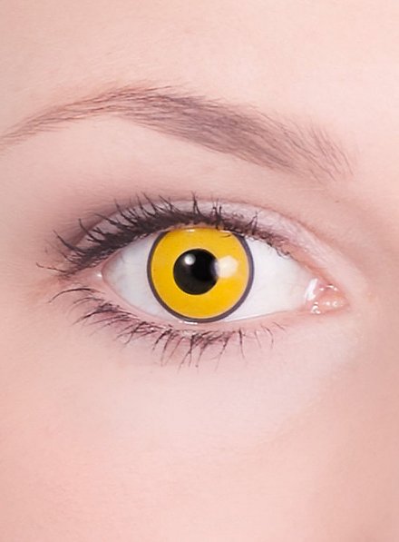 Gelbe Kontaktlinsen Crow 