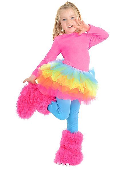 Cuddly monster boot tops pink