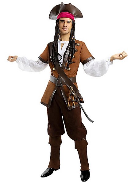 Cursed Caribbean Pirate Costume For Men - Maskworld.com