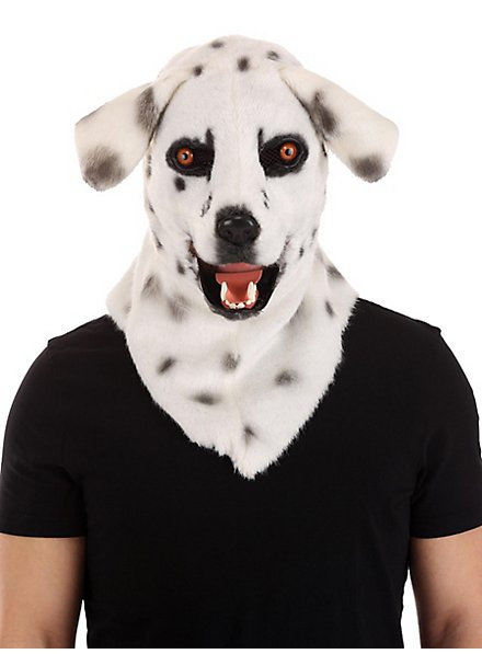 Dalmatian mask with movable mouth