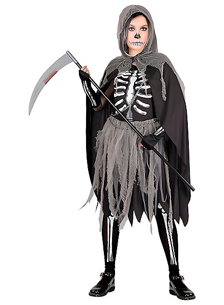 Dark Reaper Girl Costume for Kids - maskworld.com