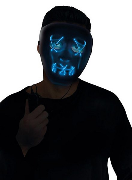 Dead Eyes luminous mask blue