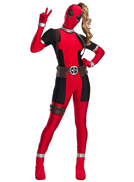 Duiker rol badge Deadpool costume for women - maskworld.com