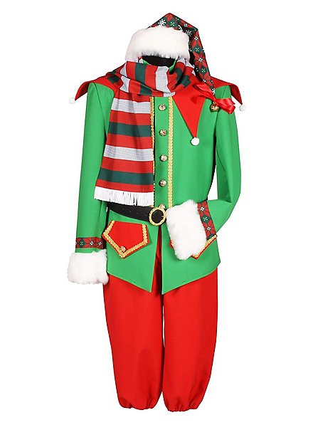 Déguisement de fête de l'elfe de Noël
