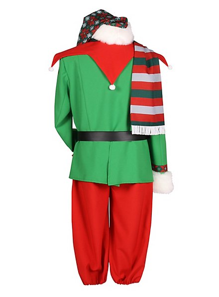 Déguisement Elfe De Noël Homme Ciao - Tunique, Pantalon, Chapeau Avec Clochette - Taille Unique Adulte - Pour Fêtes Et Spectacles