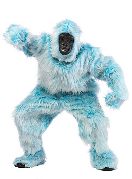 Déguisement de gorille bleu clair
