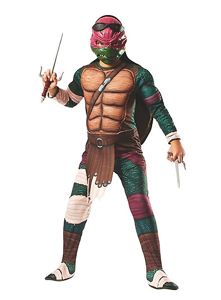 Déguisement de Raphael Ninja Turtles Deluxe avec rembourrage pour enfant