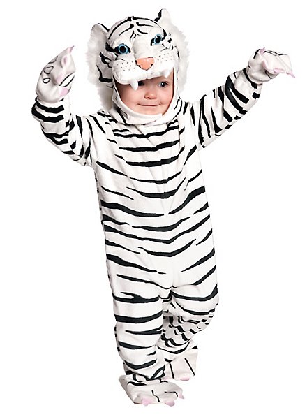 Déguisement de tigre blanc pour bébé